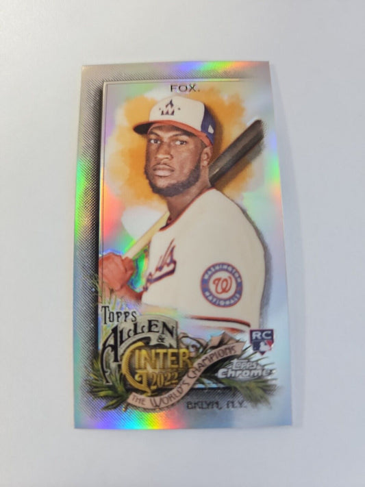 2022 Topps Allen & Ginter Chrome #300 Lucius Fox Mini RC Rookie Refractor
