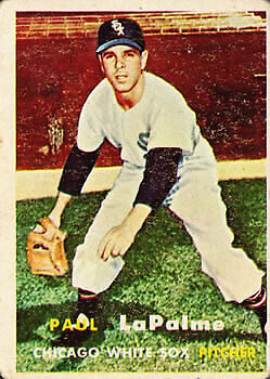 1957 Topps #344 Paul LaPalme - Vg+