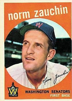 1959 Topps #311 Norm Zauchin - NM