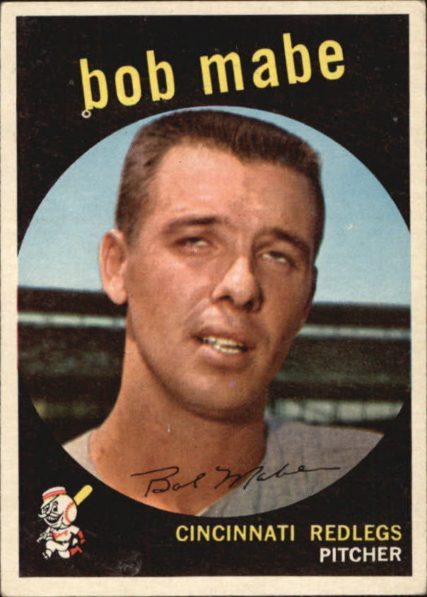 1959 Topps #356 Bob Mabe RC - NM