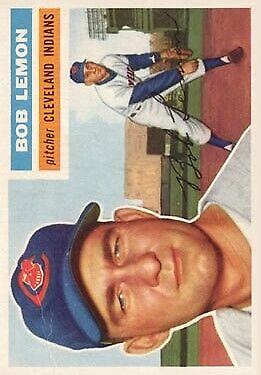 1956 Topps #255 Bob Lemon - Vg+
