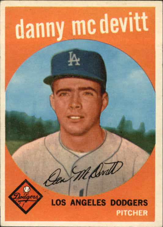 1959 Topps #364 Danny McDevitt - NM