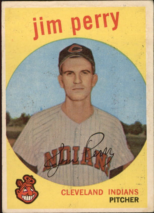 1959 Topps #542 Jim Perry RC - NM