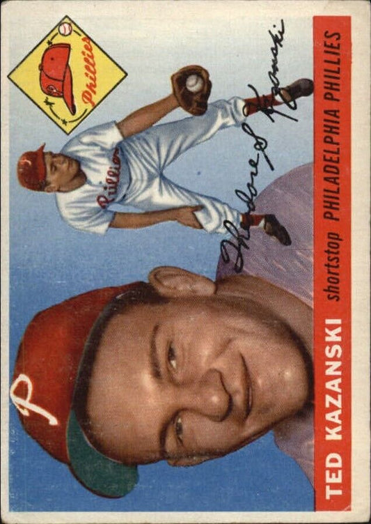 1955 Topps #46 Ted Kazanski - NM