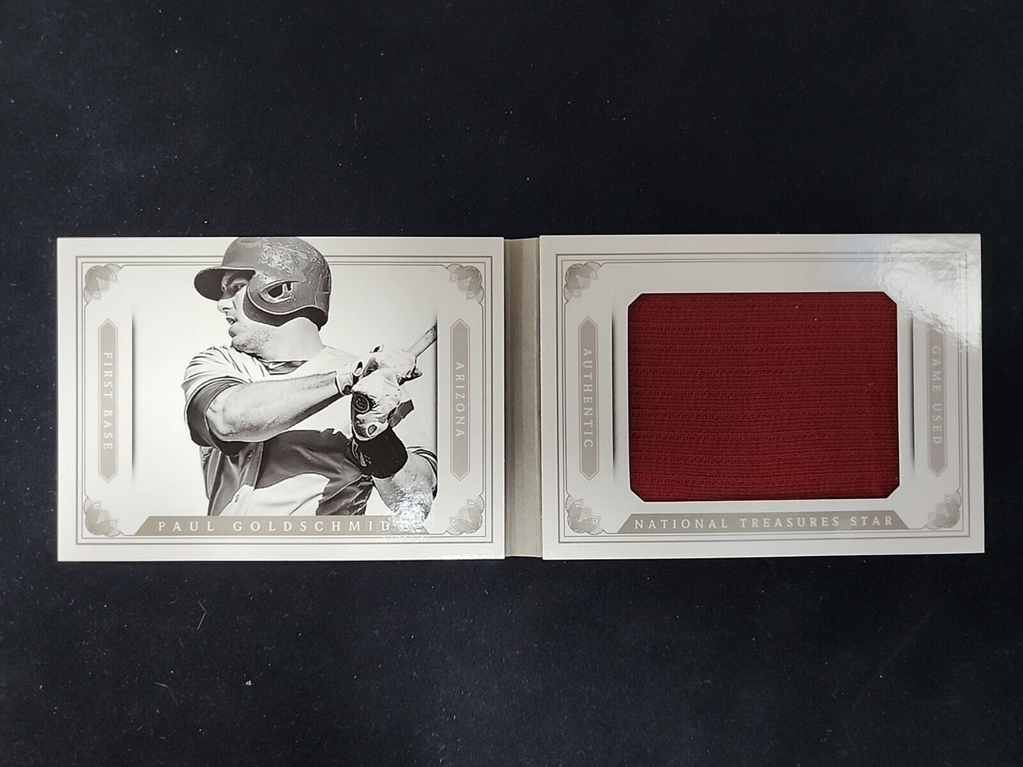 Paul Goldschmidt 2014 Panini National Treasures Star Booklet Jersey #'d/99 MVP