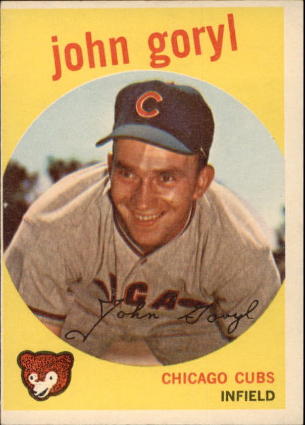1959 Topps #77 John Goryl - VgEx+