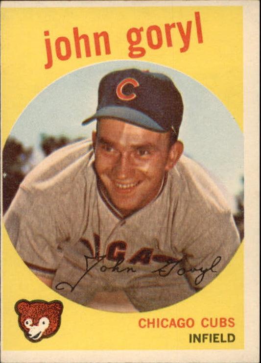 1959 Topps #77 John Goryl - VgEx+