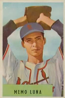 1954 Bowman #222 Memo Luna RC - NM