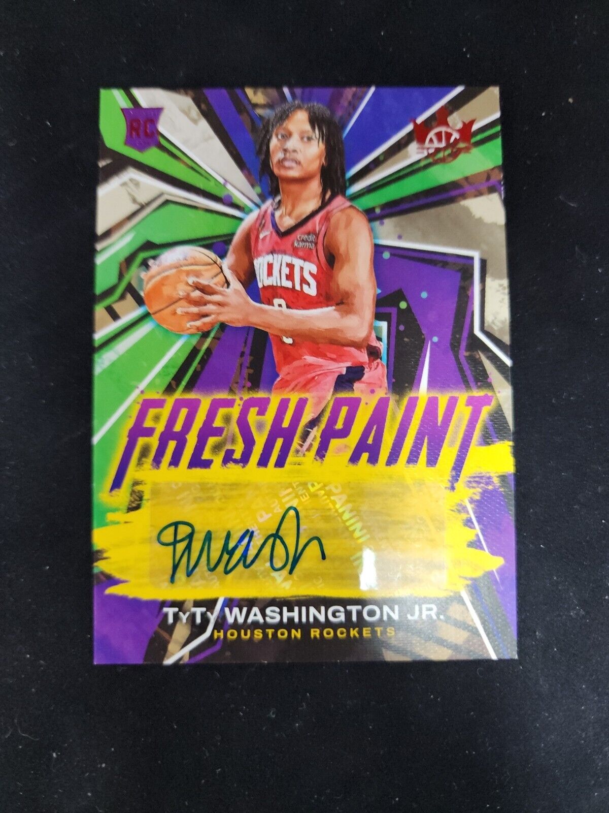 2022-23 Panini Court Kings Fresh Paint TyTy Washington Rookie Auto #D /99 RC