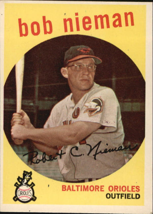 1959 Topps #375 Bob Nieman - NM