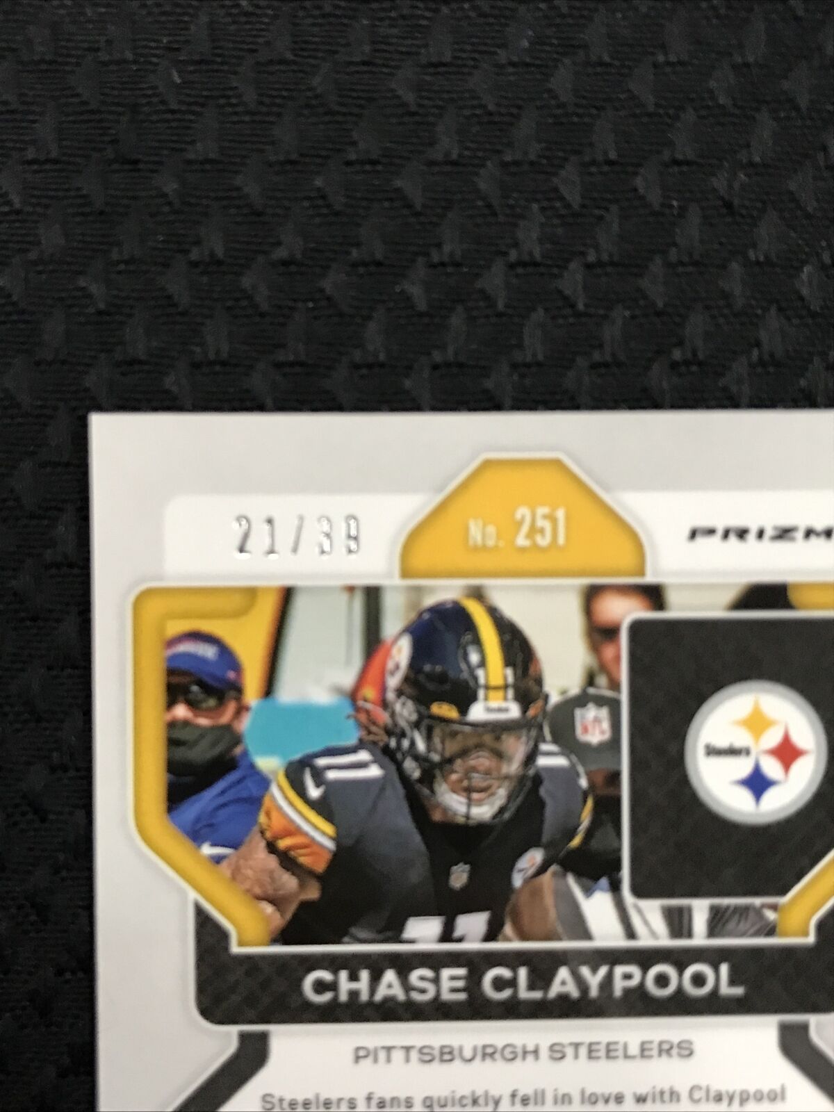 Chase Claypool 2021 Panini Prizm T-mall Asia Red #251 Pittsburgh Steelers NFL