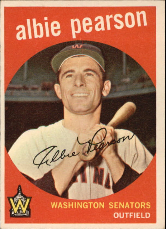 1959 Topps #4 Albie Pearson - VgEx+