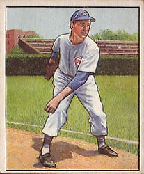 1950 Bowman #24 Johnny Schmitz - EX