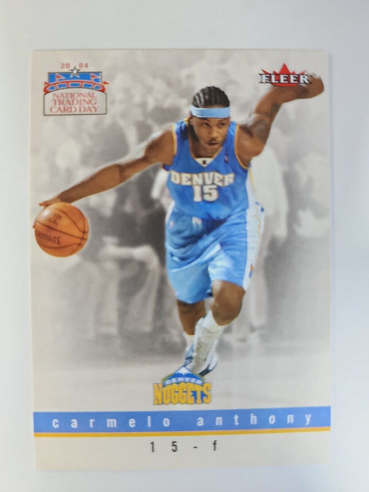 Carmelo Anthony 2004-05 National Trading Card Day #8 RC Rookie Fleer