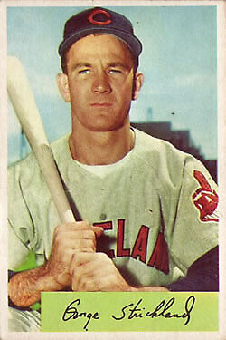 1954 Bowman #36 George Strickland - NM