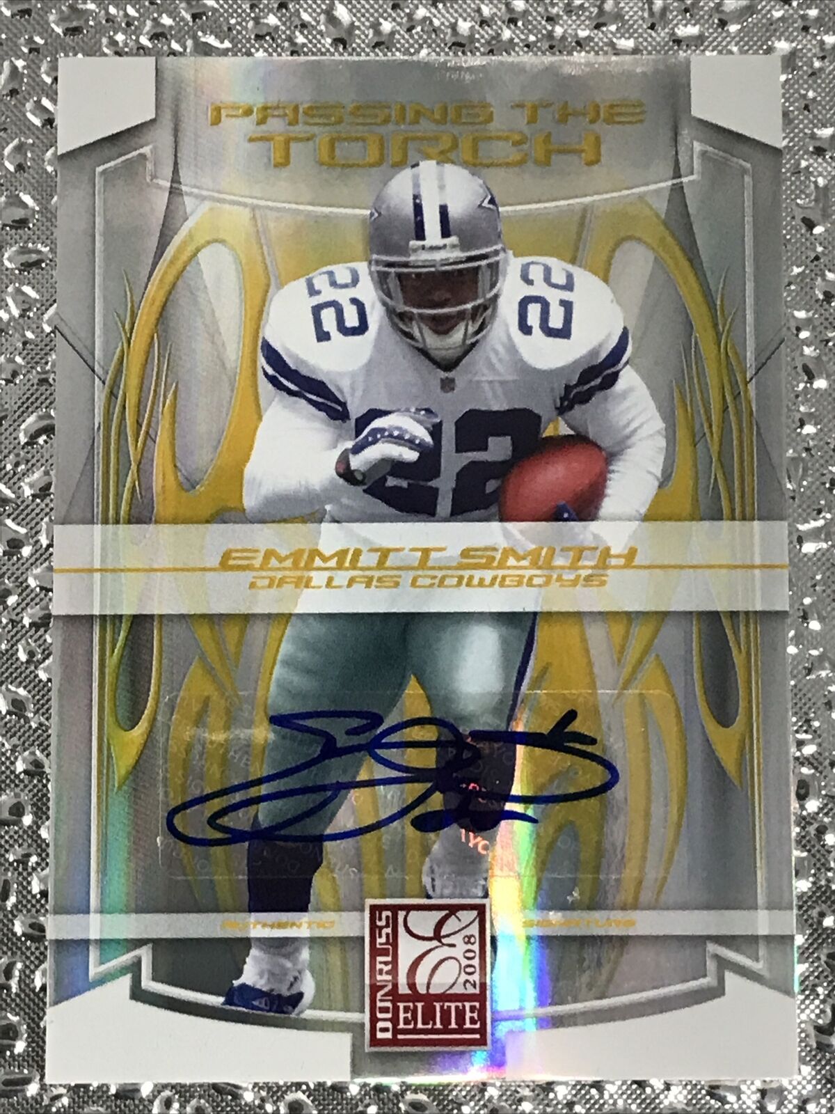 2008 Donruss Elite Passing the Torch /25 Emmitt Smith/Marion Barber III Auto **