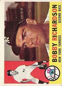 1960 Topps #405 Bobby Richardson - Ex+