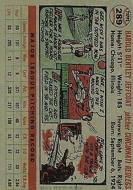 1956 Topps #289 Hal Jeffcoat - NM