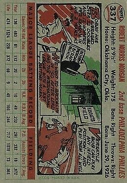 1956 Topps #337 Bobby Morgan - NM