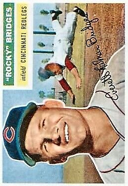 1956 Topps #324 Rocky Bridges - NM