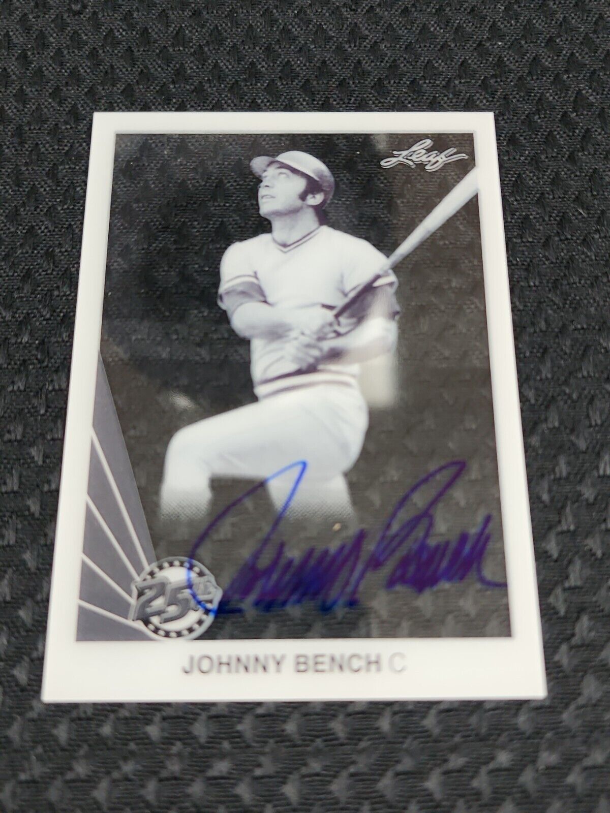 Johnny Bench 2015 Leaf 25th autograph auto card A-JB1