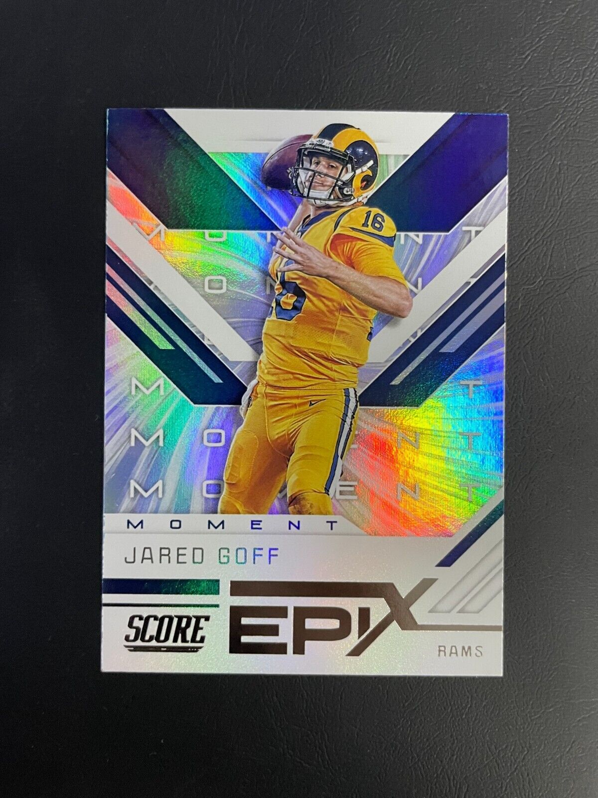 2019 Panini Score Epix Moment Jared Goff Rams #EM-1