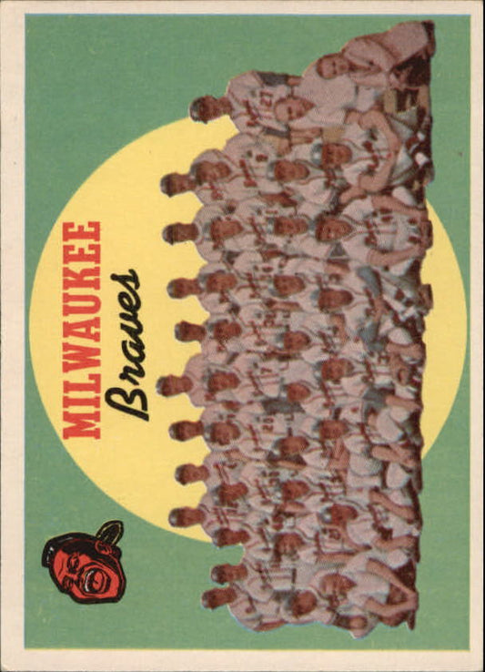 1959 Topps #419 Milwaukee Braves CL - NM