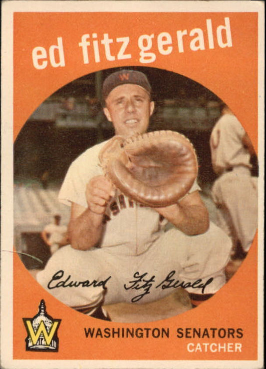 1959 Topps #33 Ed Fitzgerald - VgEx+