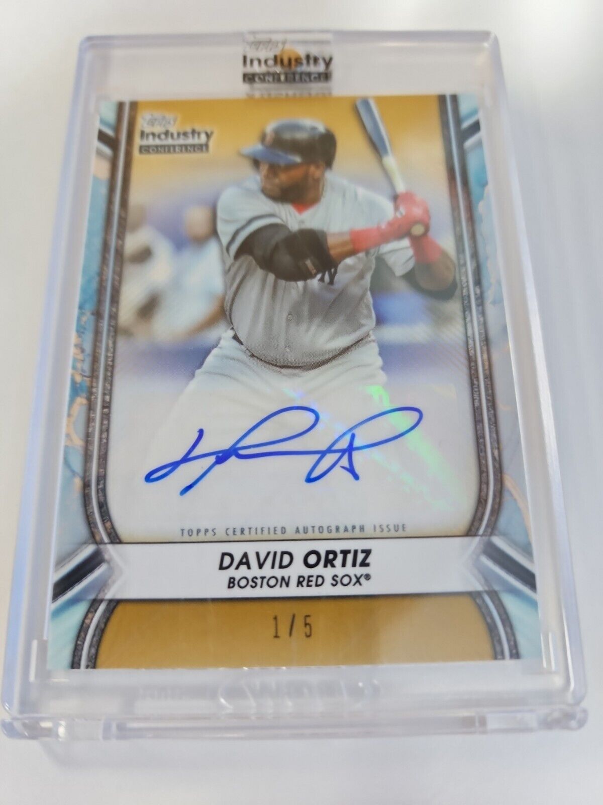 2023 Topps Industry Conference David Ortiz Mets Auto #'d/5 Exclusive
