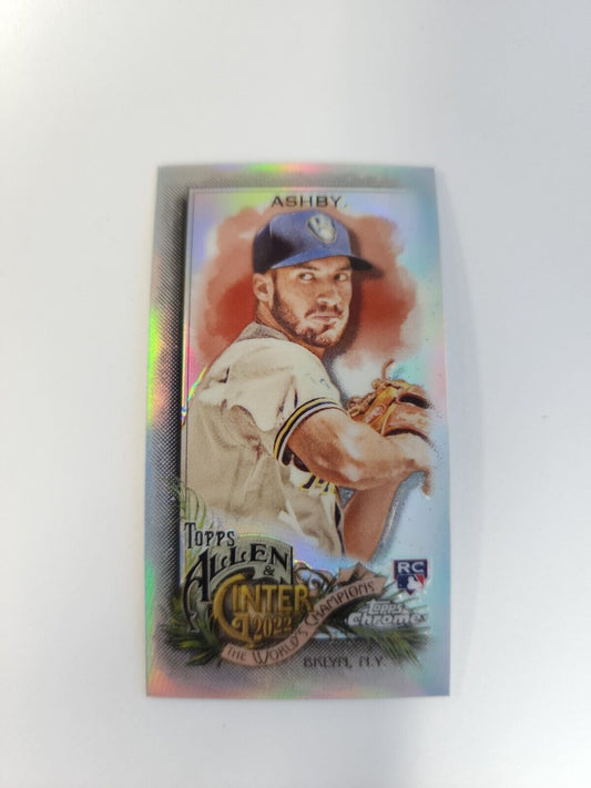 Aaron Ashby 2022 Allen & Ginter Chrome Mini #174 Refractor RC