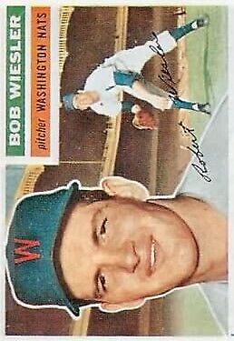 1956 Topps #327 Bob Wiesler RC - NM