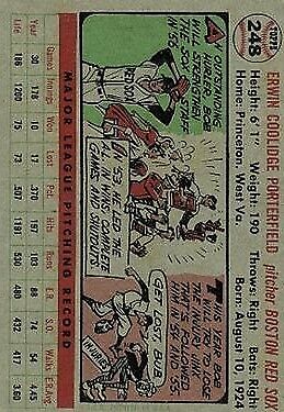 1956 Topps #248 Bob Porterfield - NM