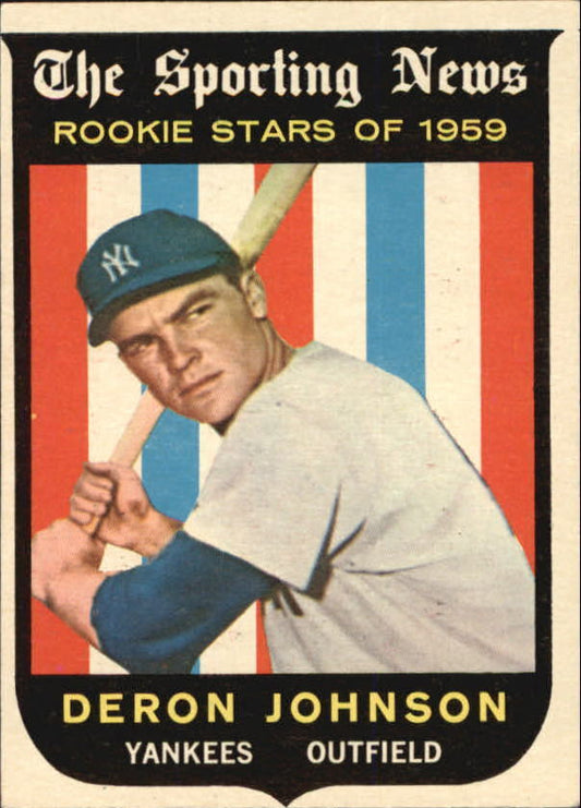 1959 Topps #131 Deron Johnson RS RC - NM