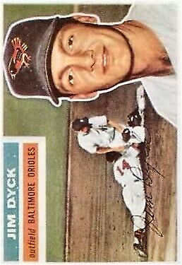 1956 Topps #303 Jim Dyck - NM