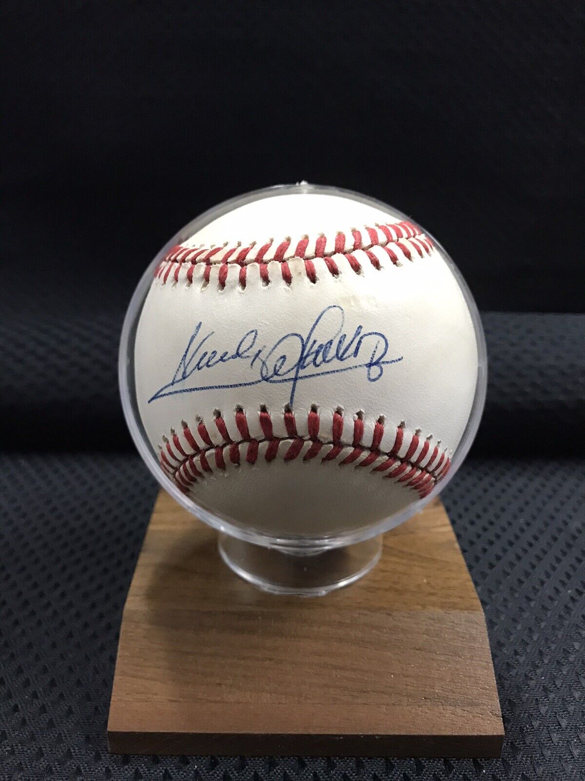 Sandy Alomar Jr Single Signed Auto Baseball JSA COA