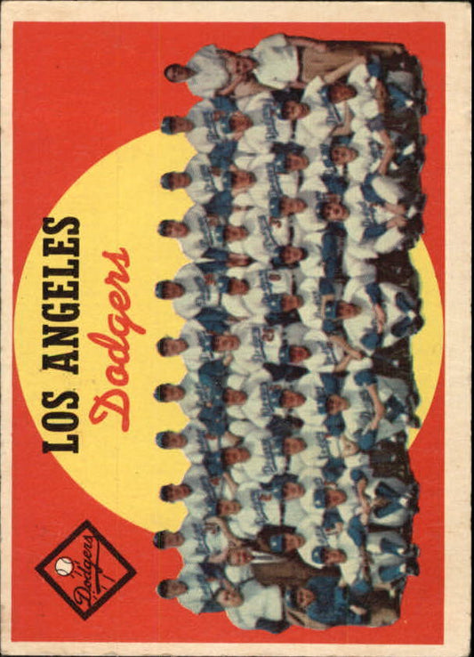 1959 Topps #457 Los Angeles Dodgers CL - NM