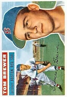 1956 Topps #34 Tom Brewer DP - NM