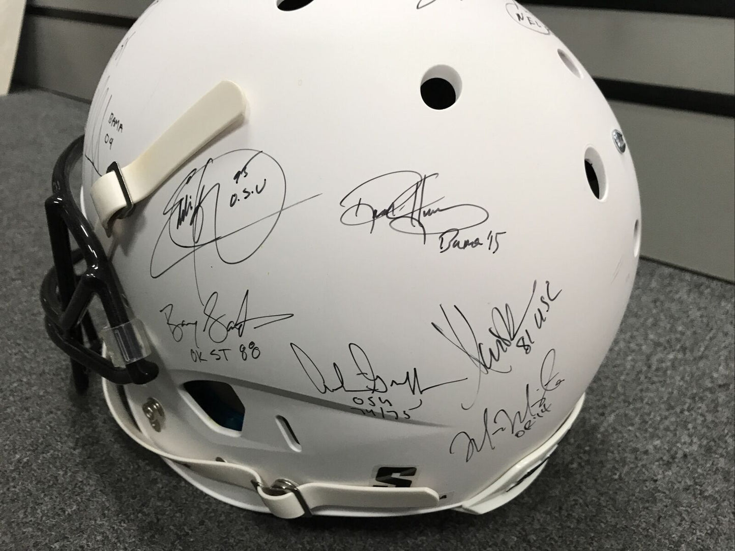 Heisman Trophy Autographed Multi Signed Full-Size Schutt Helmet 24 Sigs. C.O.A