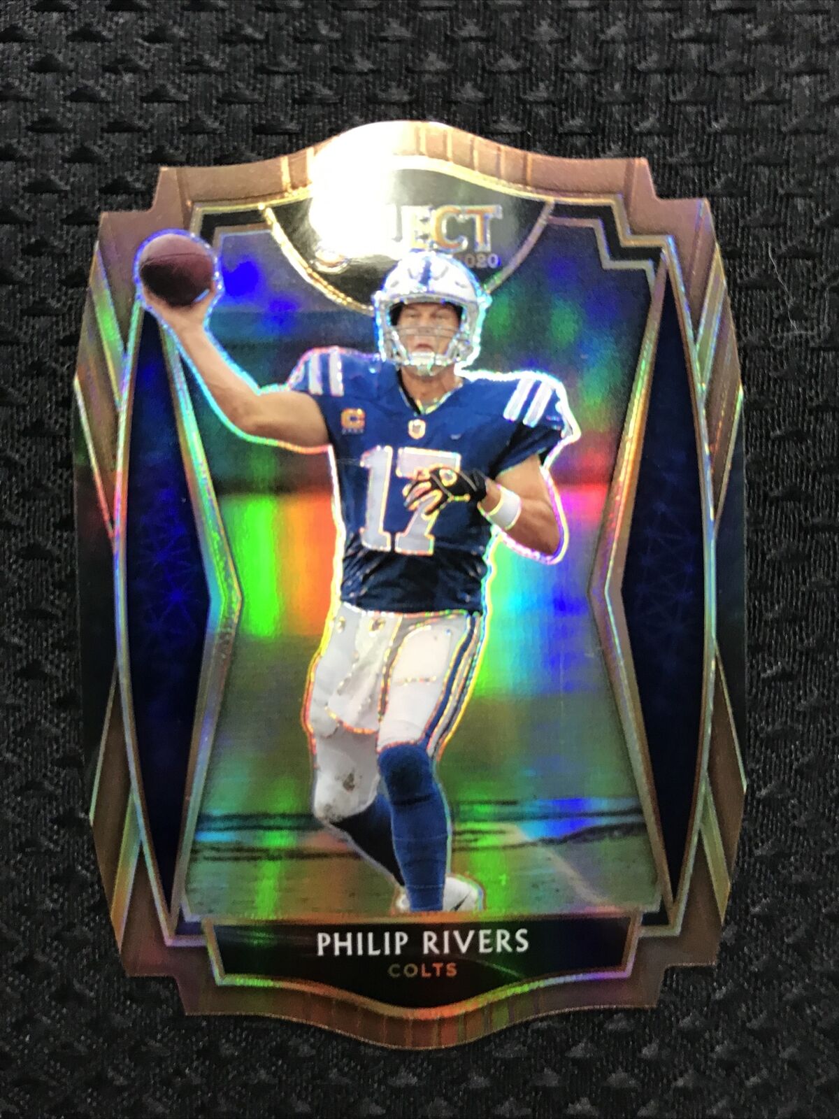 2020 Select Philip Rivers Die Cut COPPER Prizm Card #/355 Premiere Level Colts!