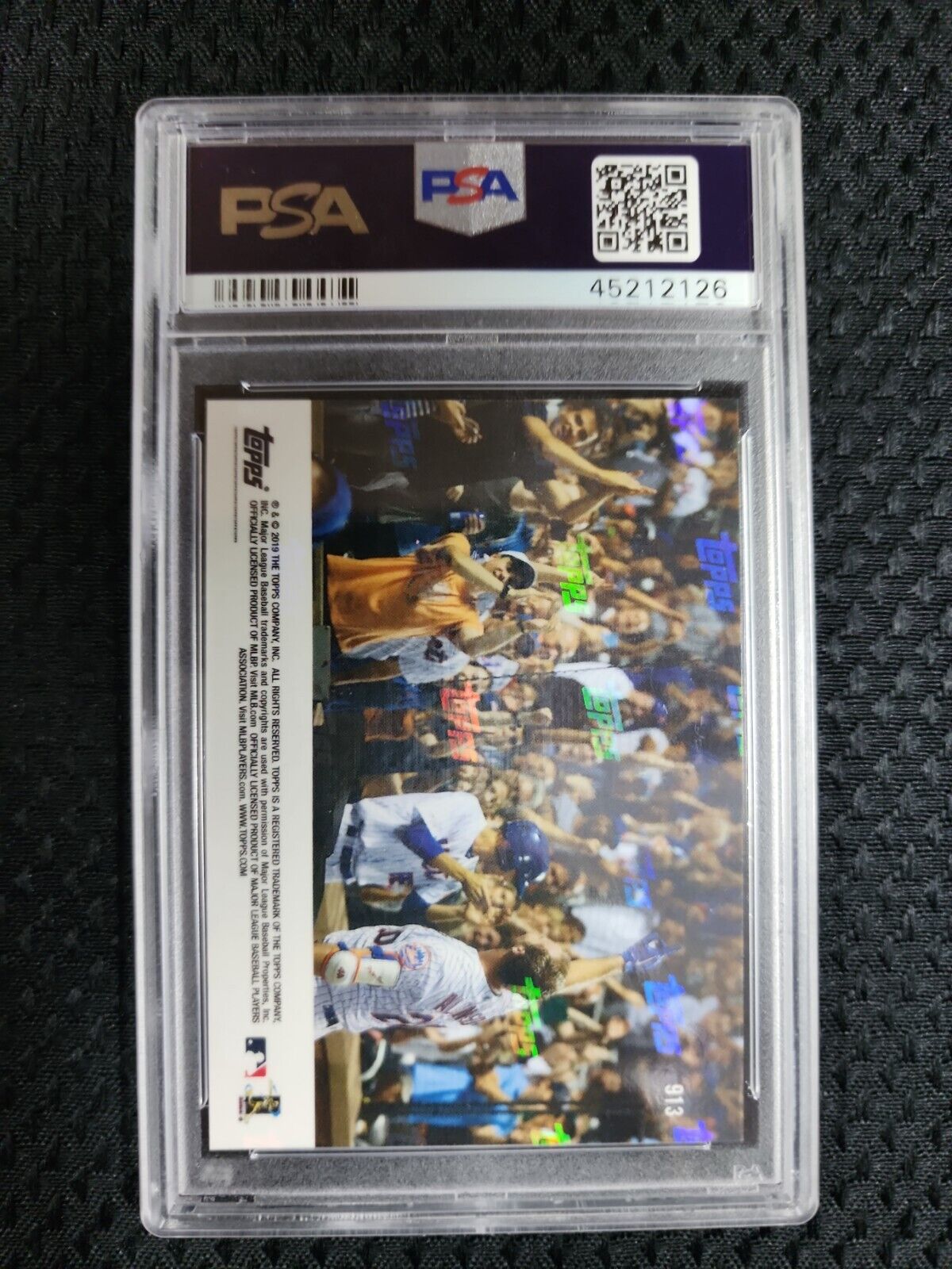 2019 Topps Now #913 Pete Alonso PSA 10 Gem Mint RC Rookie Card