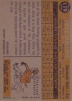 1960 Topps #119 Chico Cardenas RS RC - Ex+