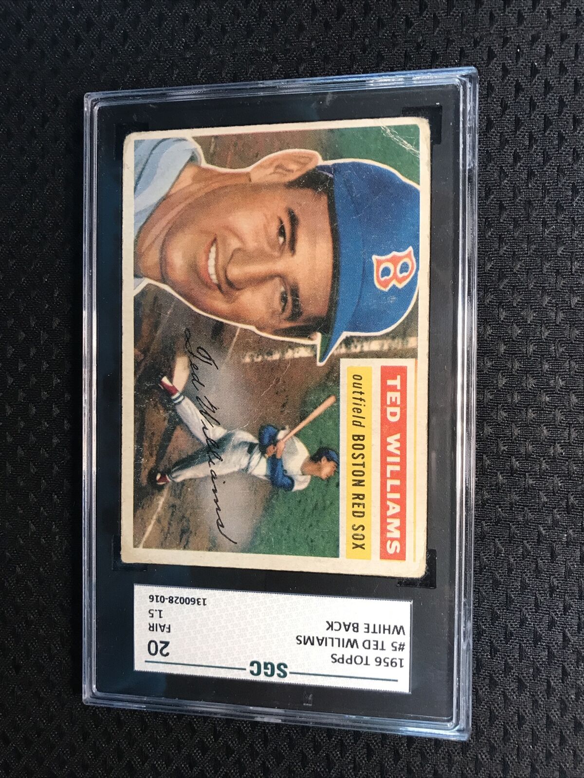 1955 Topps Ted Williams #2 SGC 1.5