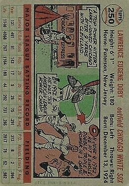 1956 Topps #250 Larry Doby - Vg+