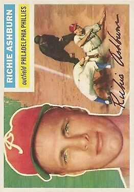 1956 Topps #120 Richie Ashburn - Vg+