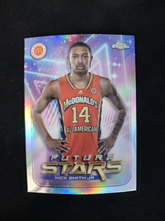NICK SMITH JR 2022 TOPPS CHROME MCDONALDS ALL AMERICAN FUTURE STARS