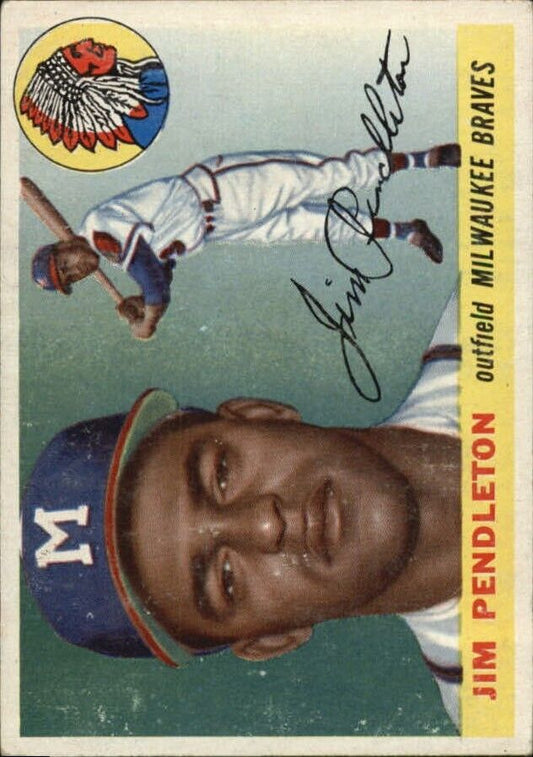 1955 Topps #15 Jim Pendleton - NM