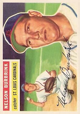 1956 Topps #27 Nelson Burbrink DP RC - NM