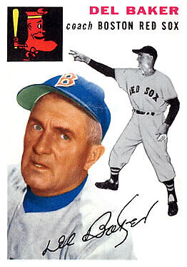 1954 Topps #133 Del Baker CO - NM