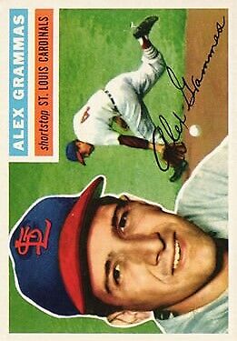 1956 Topps #37 Alex Grammas - NM