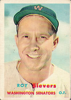 1957 Topps #89 Roy Sievers - NM